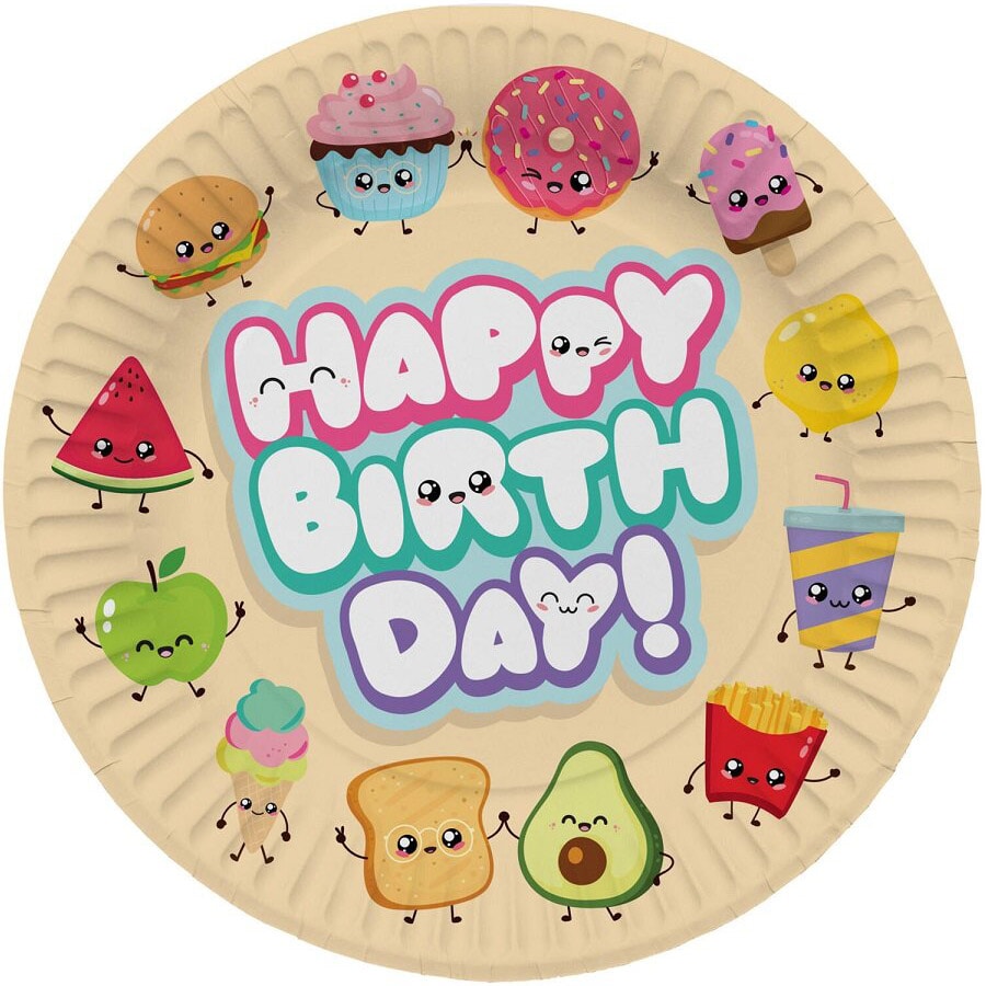 Kawaii Tallerkener 8 stk.