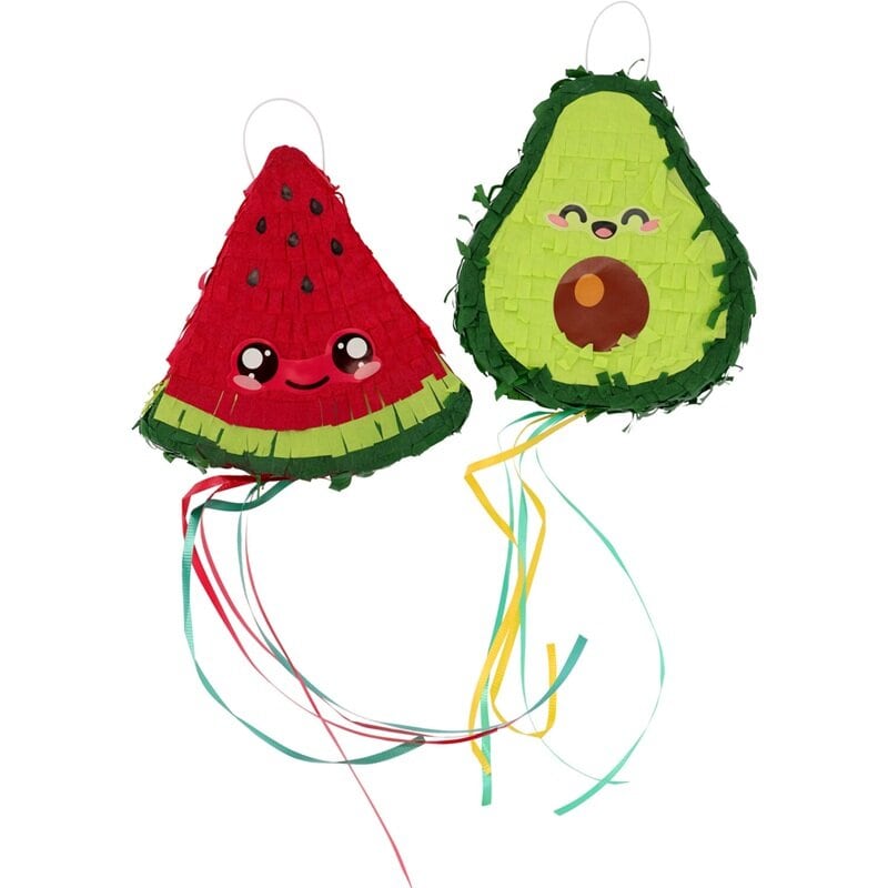 Mini Piñatas Kawaii Avokado og Melon