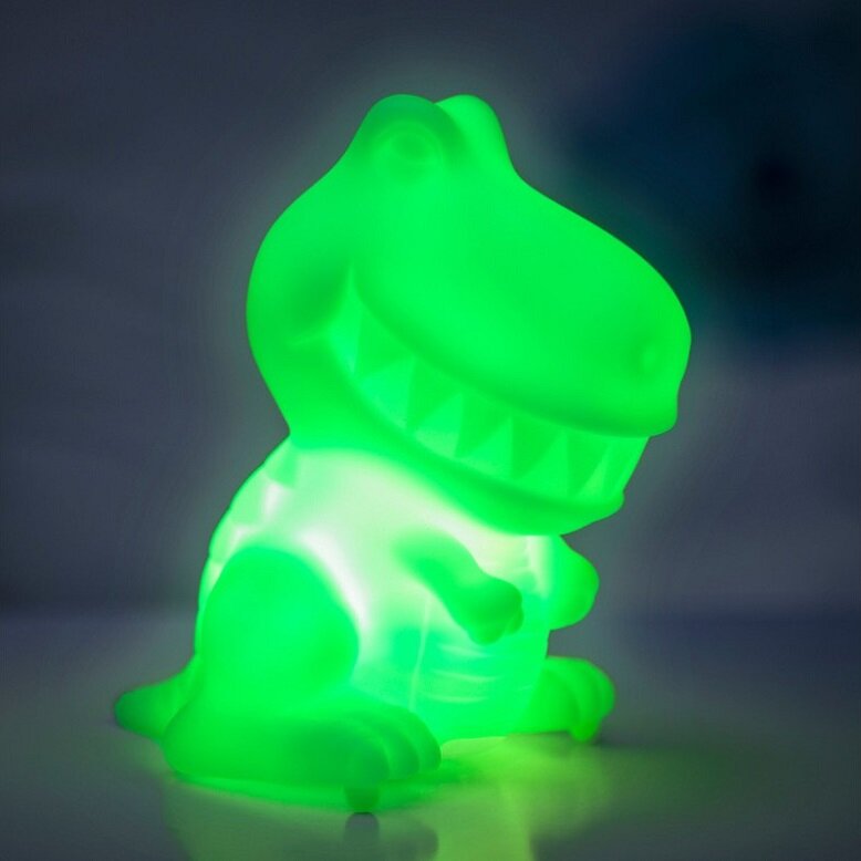 Dinosaur Fargeskiftende Nattlamper 3-pk
