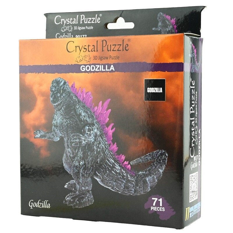 Crystal 3D Puslespill Godzilla