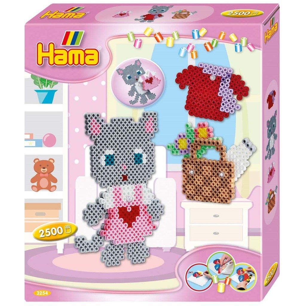 Hama - Perlesett Dress Up Cat 2500 deler