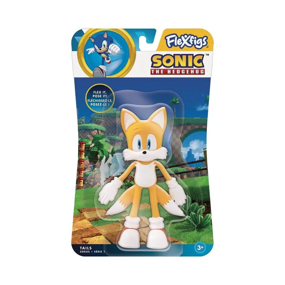 Sonic The Hedgehog - Bøybar figur Tails 13 cm