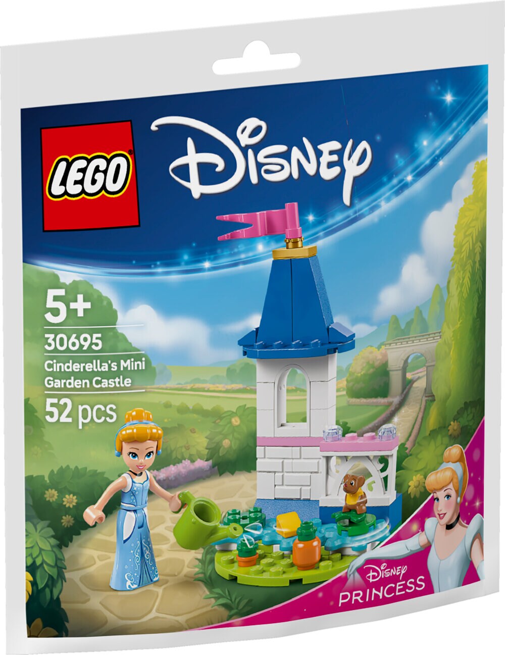 LEGO Disney - Askepotts minislott med hage 5+