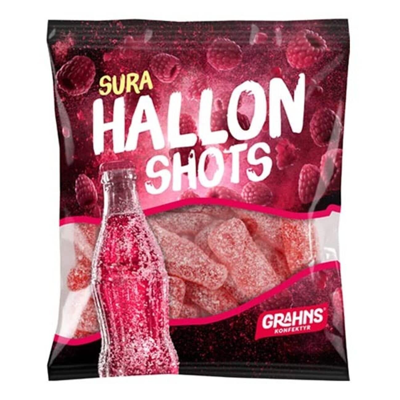 Hallonshots 80 gram