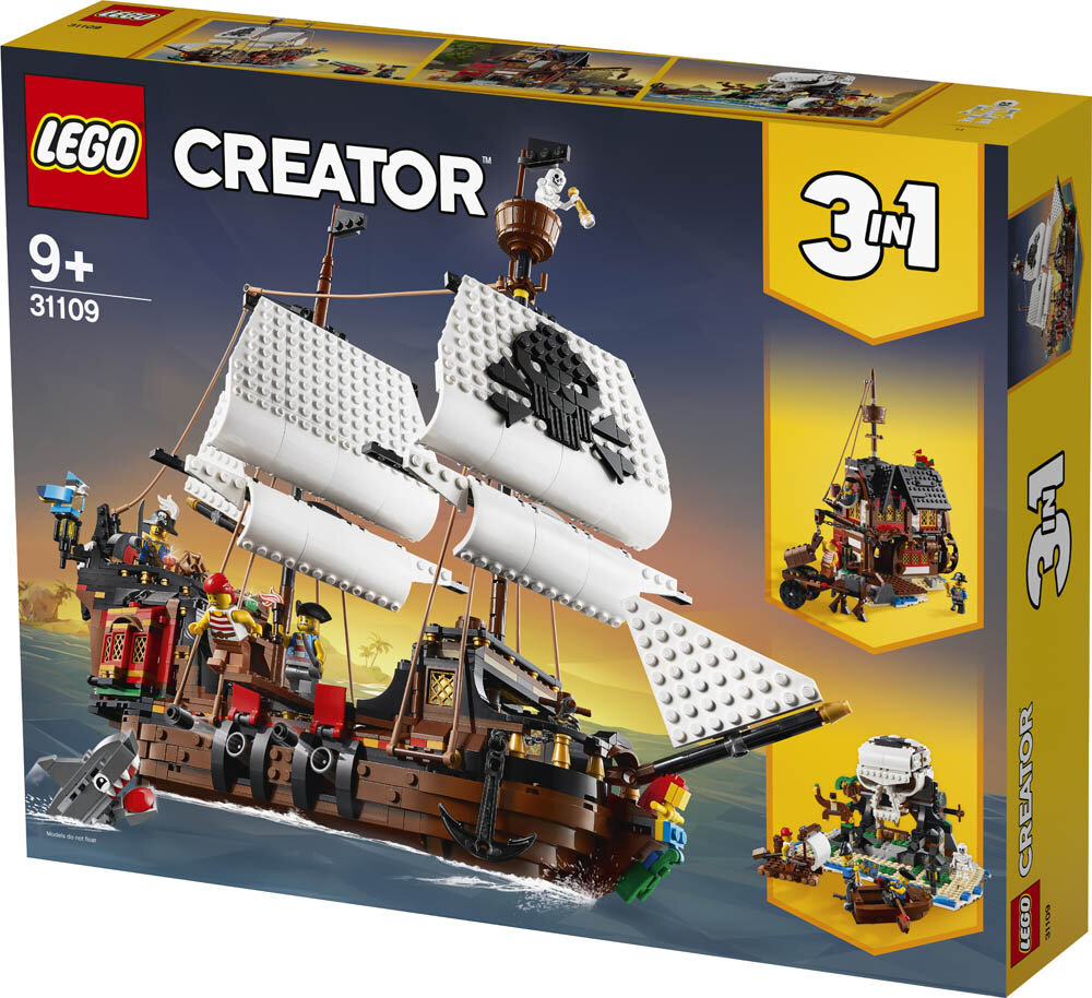 LEGO Creator Sjørøverskute 9+