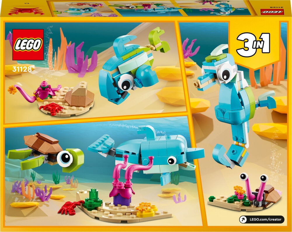 LEGO Creator - Delfin og skilpadde 6+