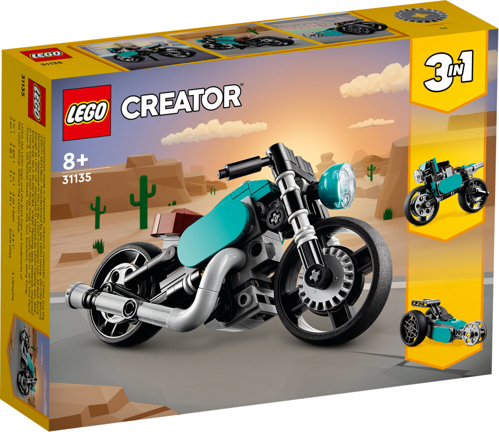 LEGO Creator - Vintage motorsykkel 8+