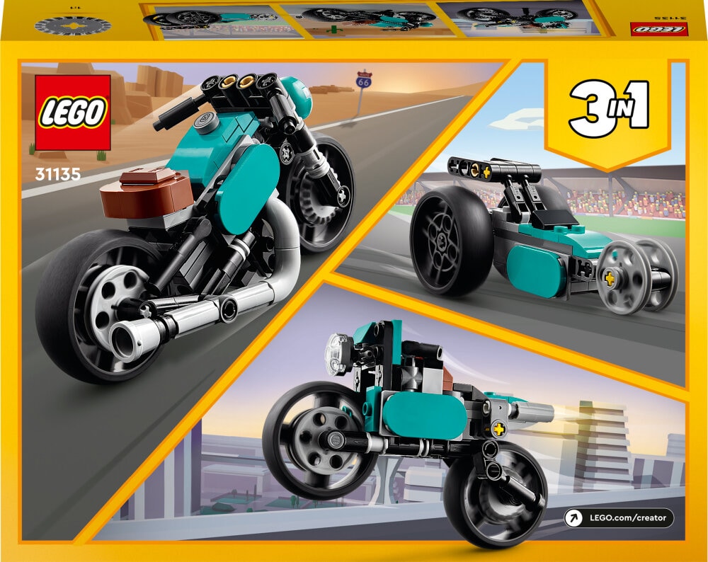 LEGO Creator - Vintage motorsykkel 8+