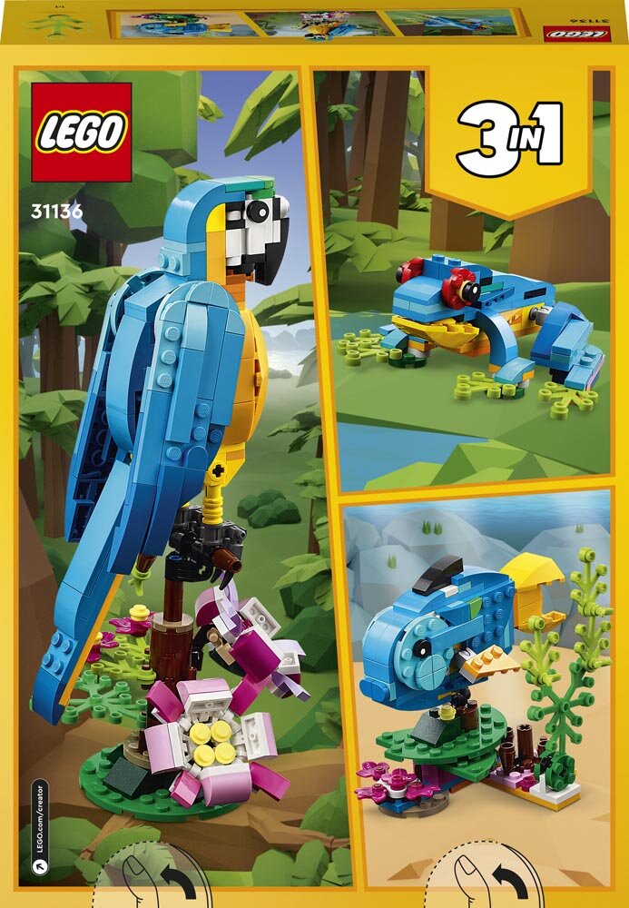 LEGO Creator - Eksotisk papegøye 7+