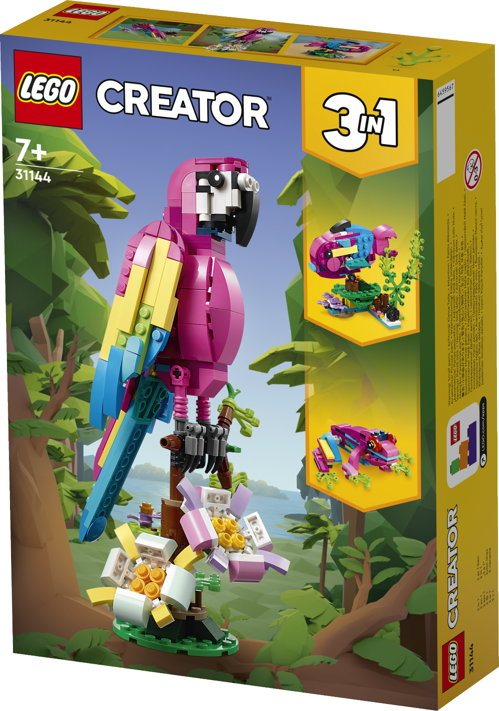 LEGO Creator - Eksotisk, rosa papegøye 7+