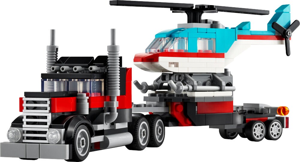 LEGO Creator - Trailer med helikopter 7+