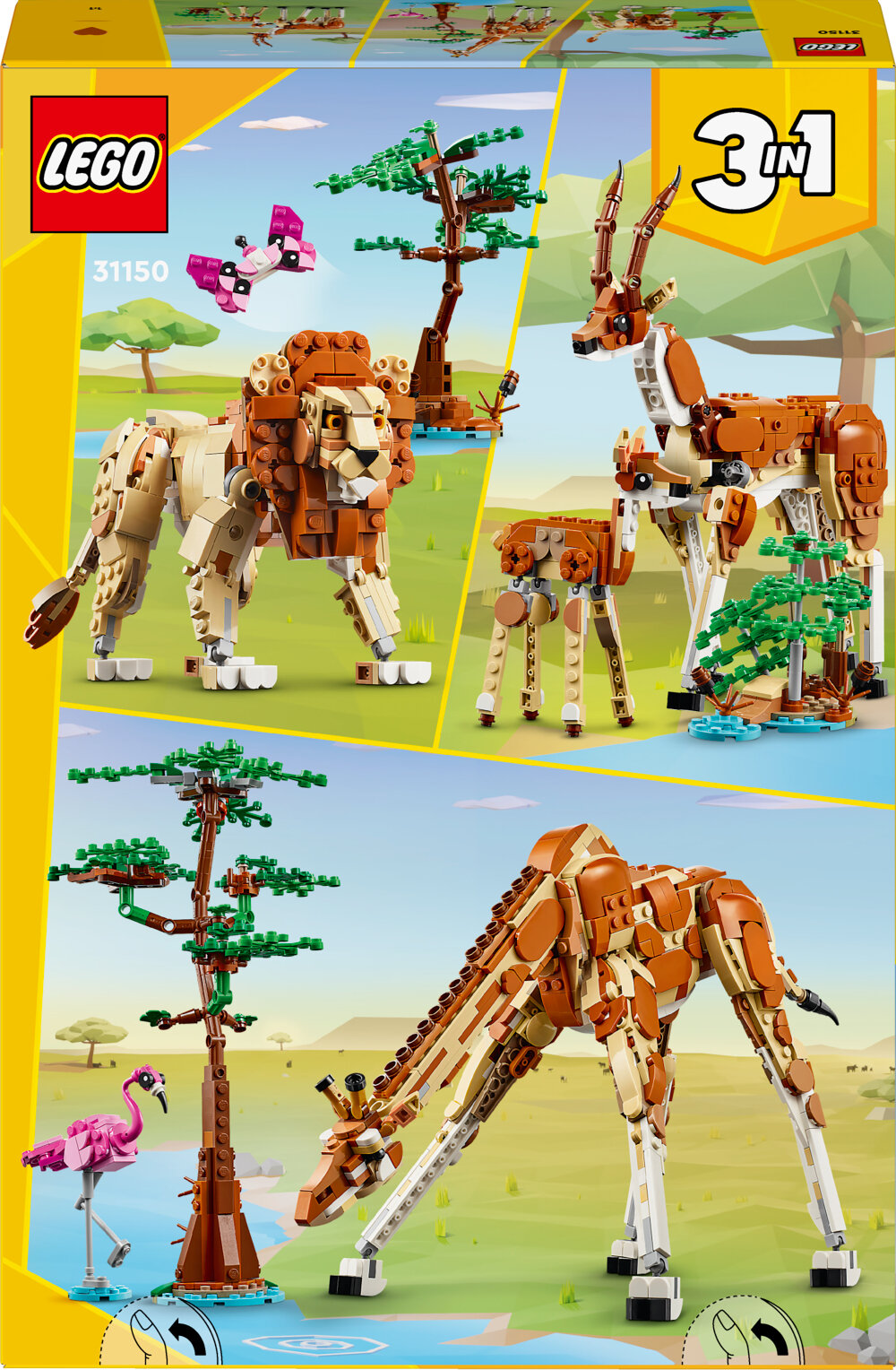 LEGO Creator - Ville dyr på safari 9+