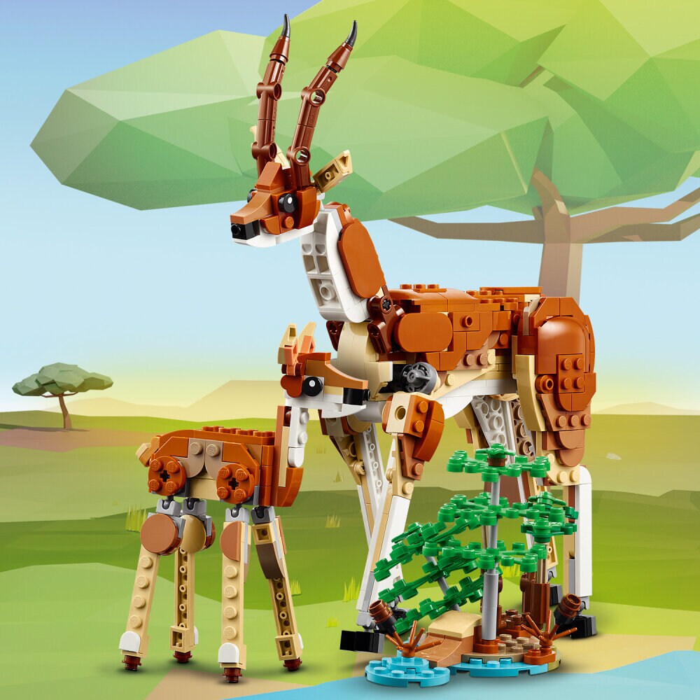 LEGO Creator - Ville dyr på safari 9+