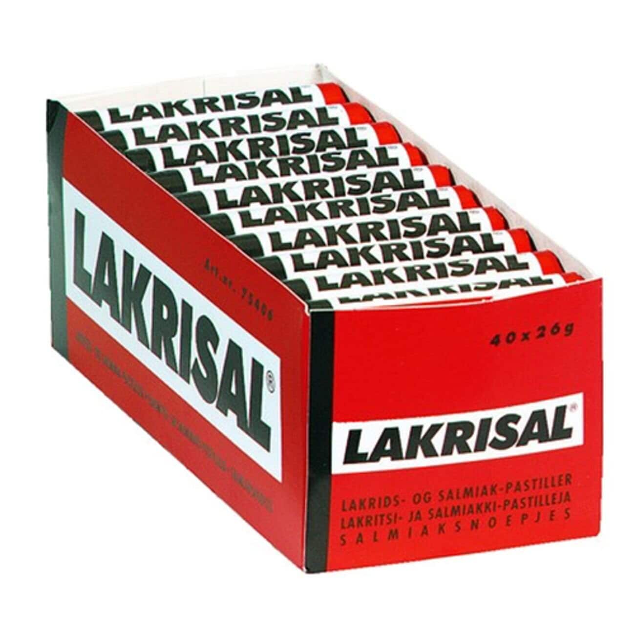 Lakrisal Salmiakk 40 stk.