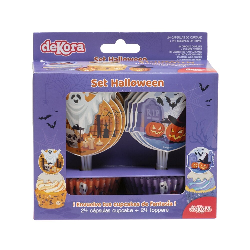 Halloween Muffinssett 48 deler