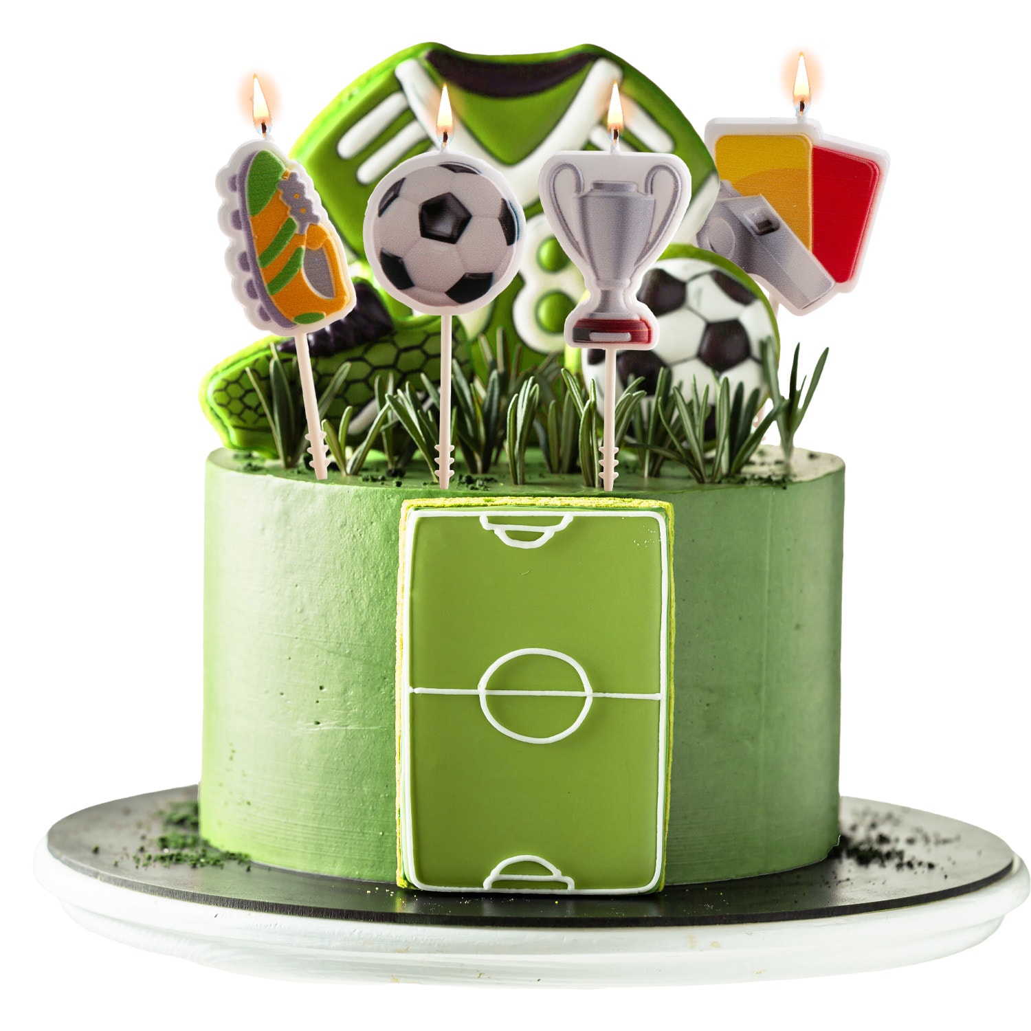 Kakelys Fotballtema 4 stk.