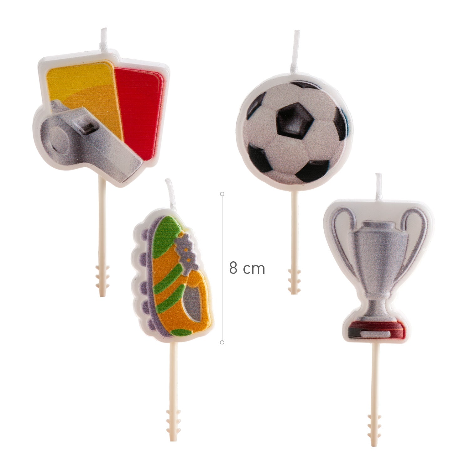 Kakelys Fotballtema 4 stk.