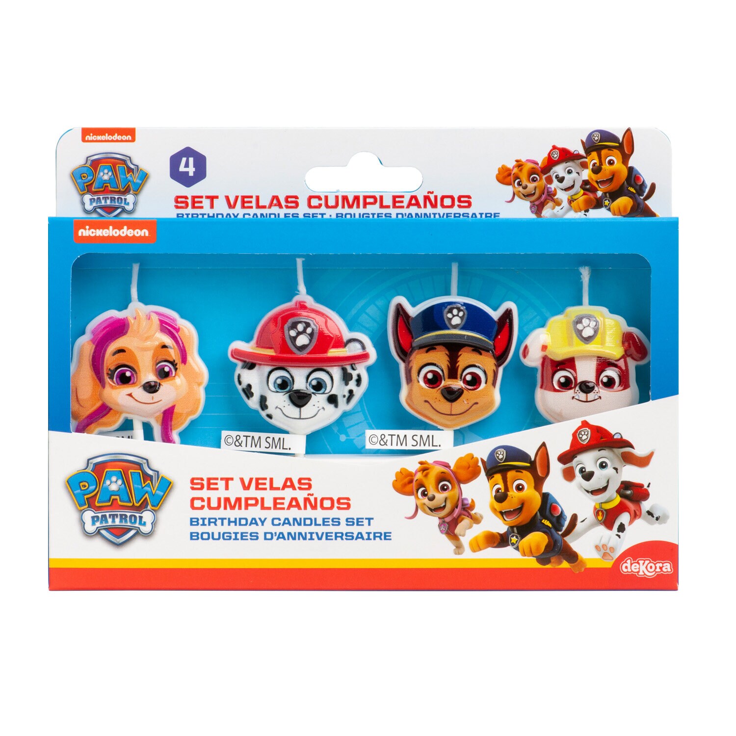 Paw Patrol - Kakelys Picks 4 stk.