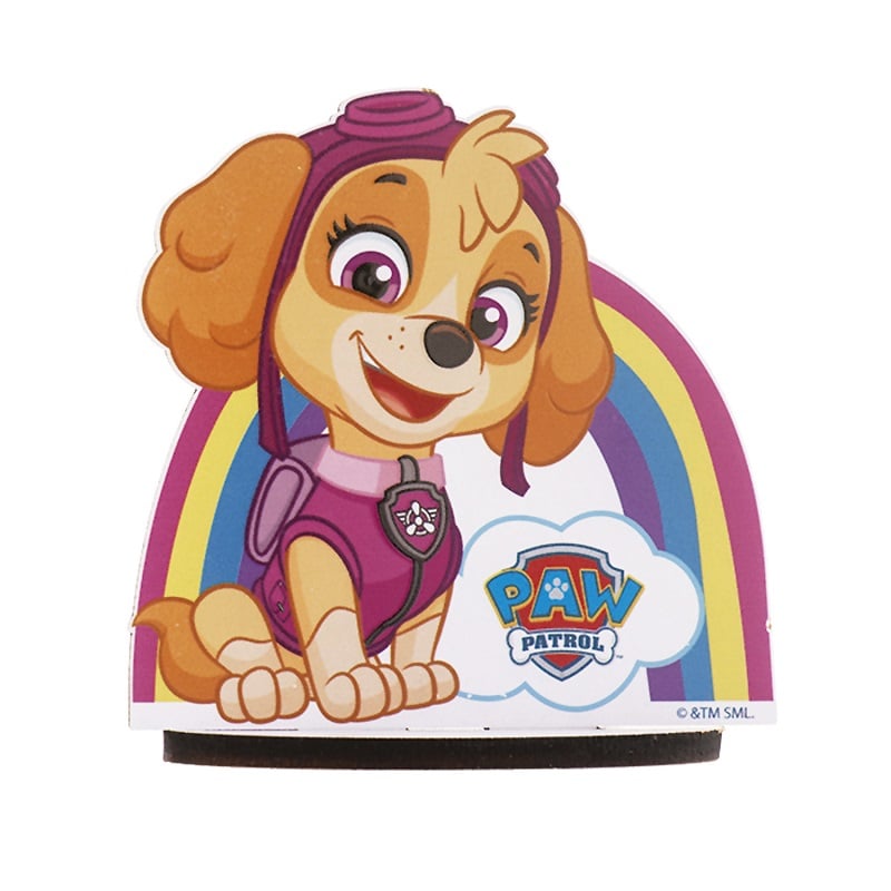 Kakedekorasjon i tre - Paw Patrol Skye 12 cm