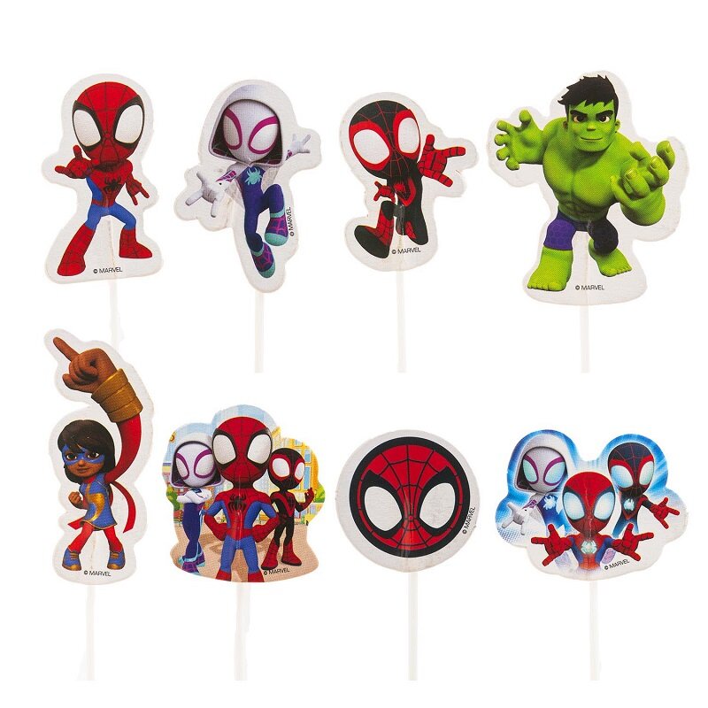 Spidey - Cake Toppers 16 stk.