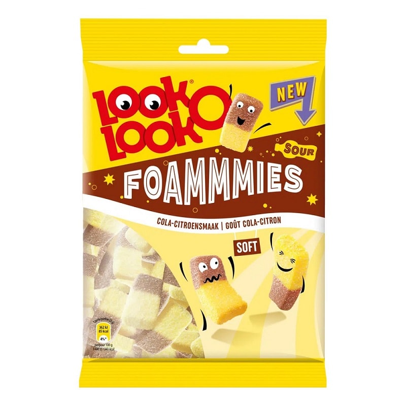 Look-O-Look - Foammies Cola Sitron 180 gram (Best før-datoen er 2024-09-30)