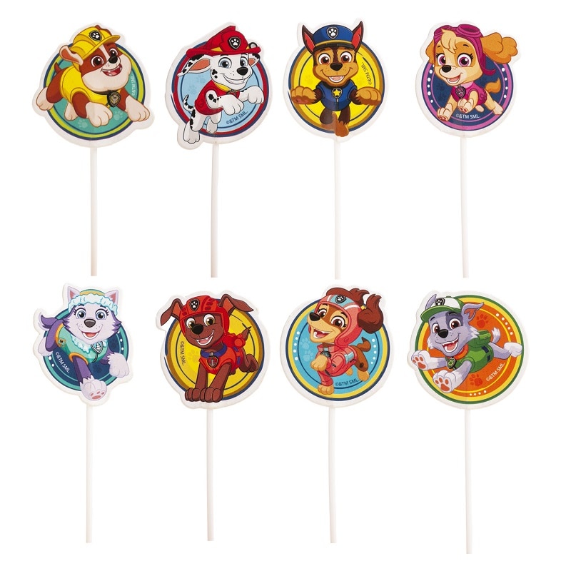 Paw Patrol - Cake Toppers 16 stk.