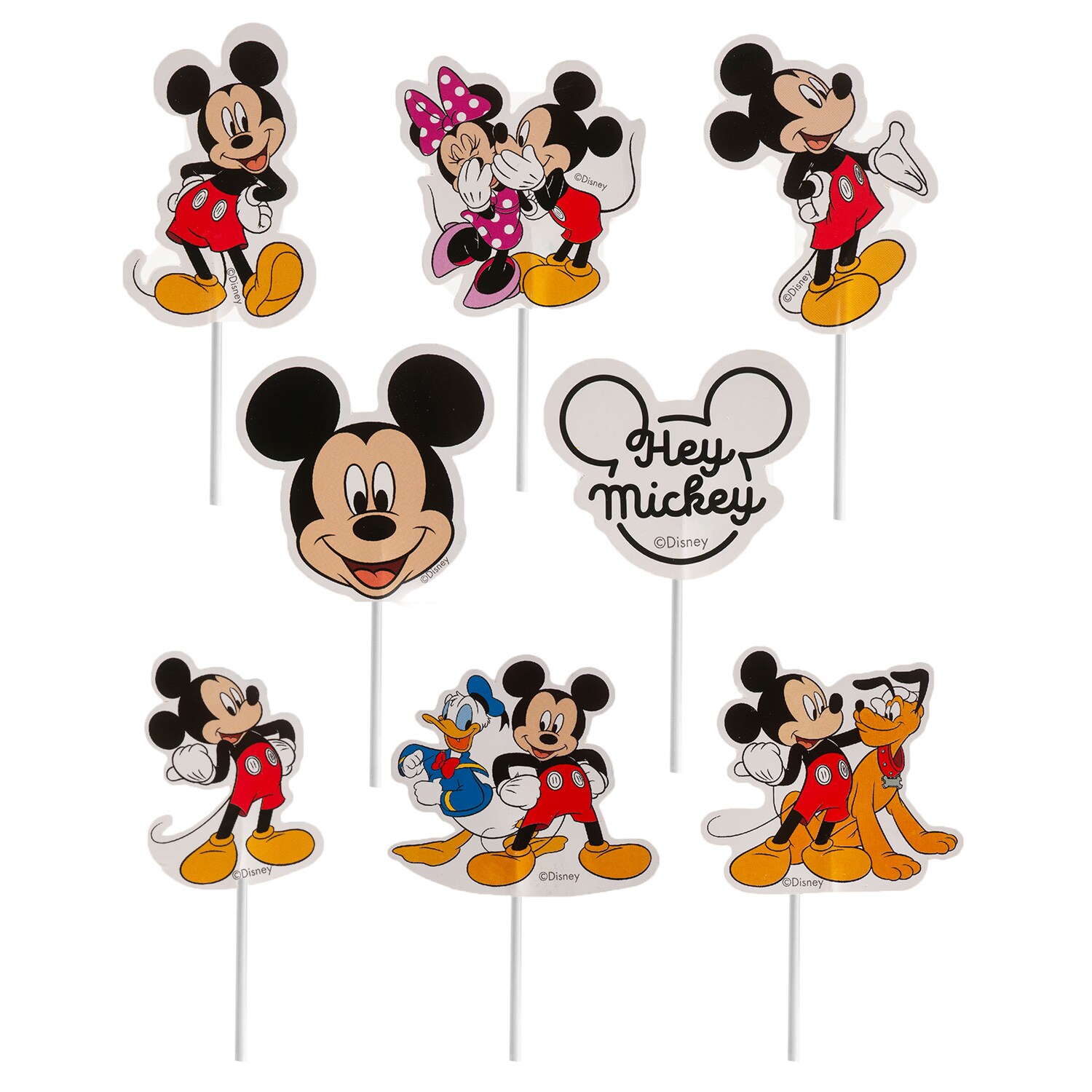 Mikke Mus Cake Toppers 16 stk.