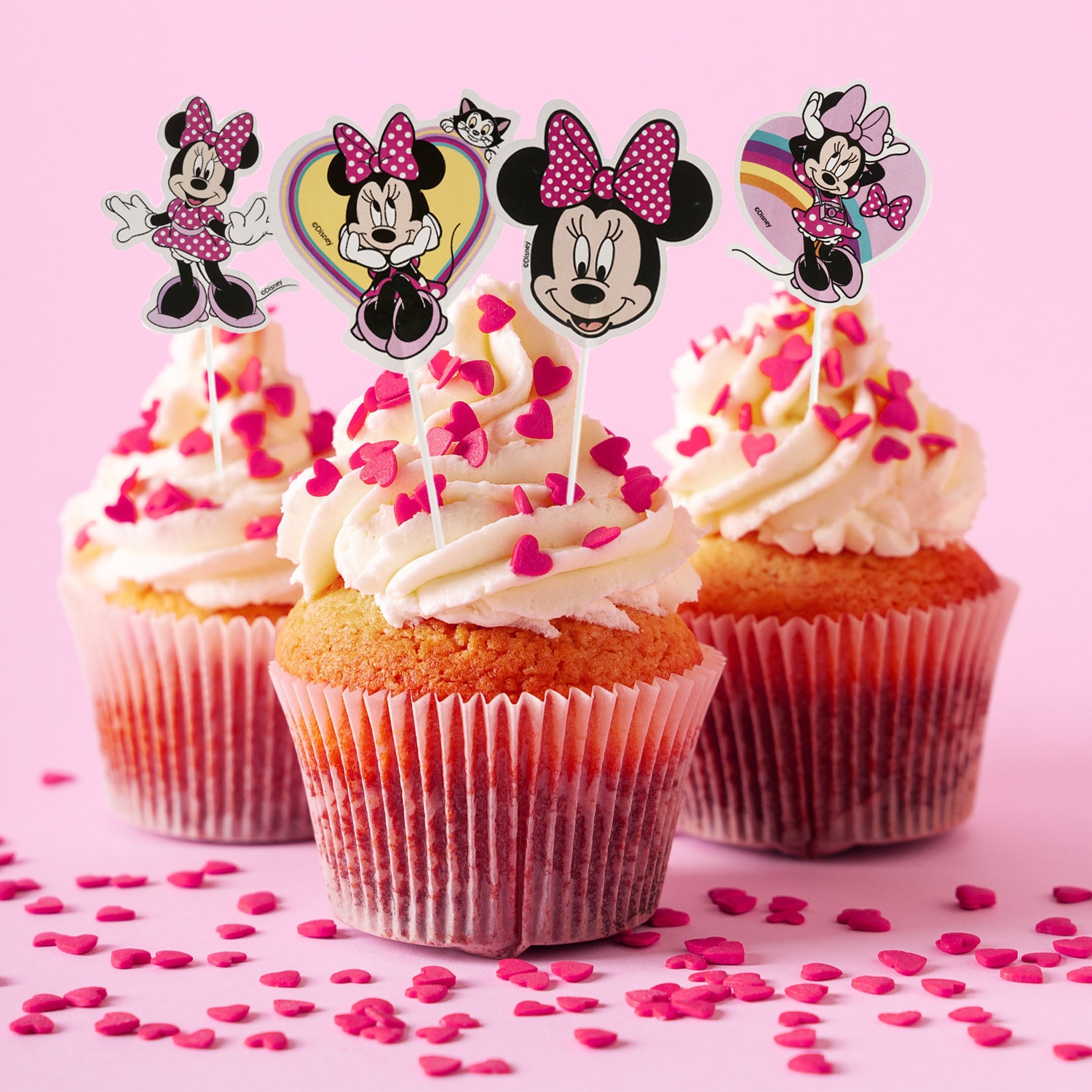 Minni Mus - Cake Toppers 16 stk.