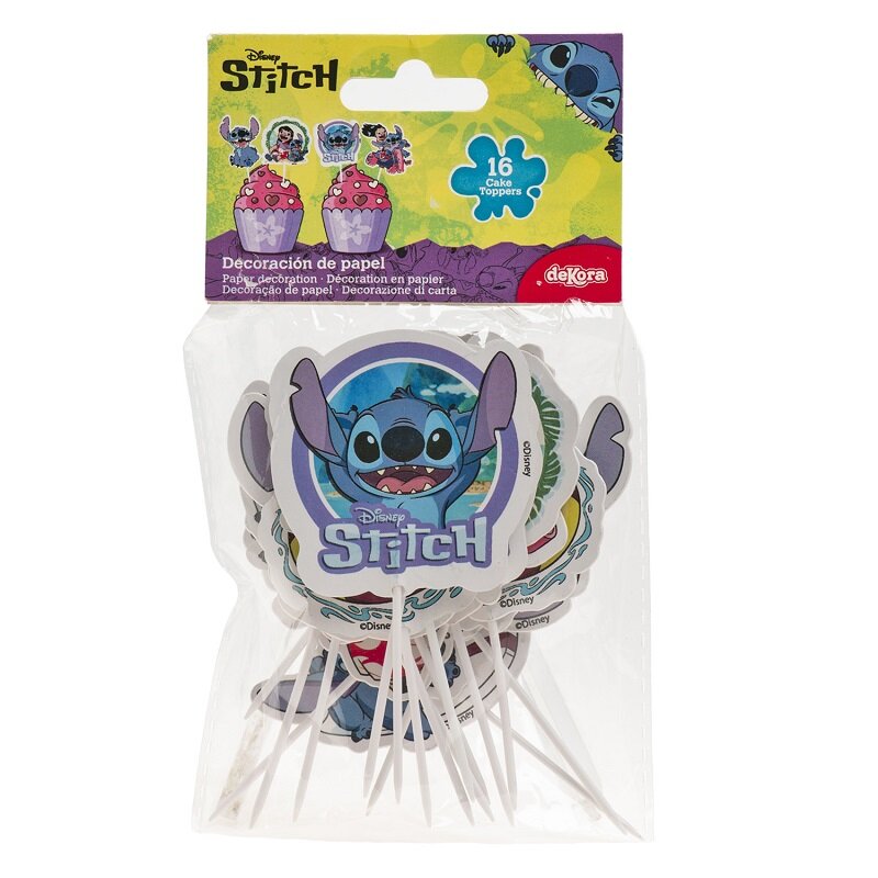 Lilo & Stitch - Cake Toppers 16 stk.