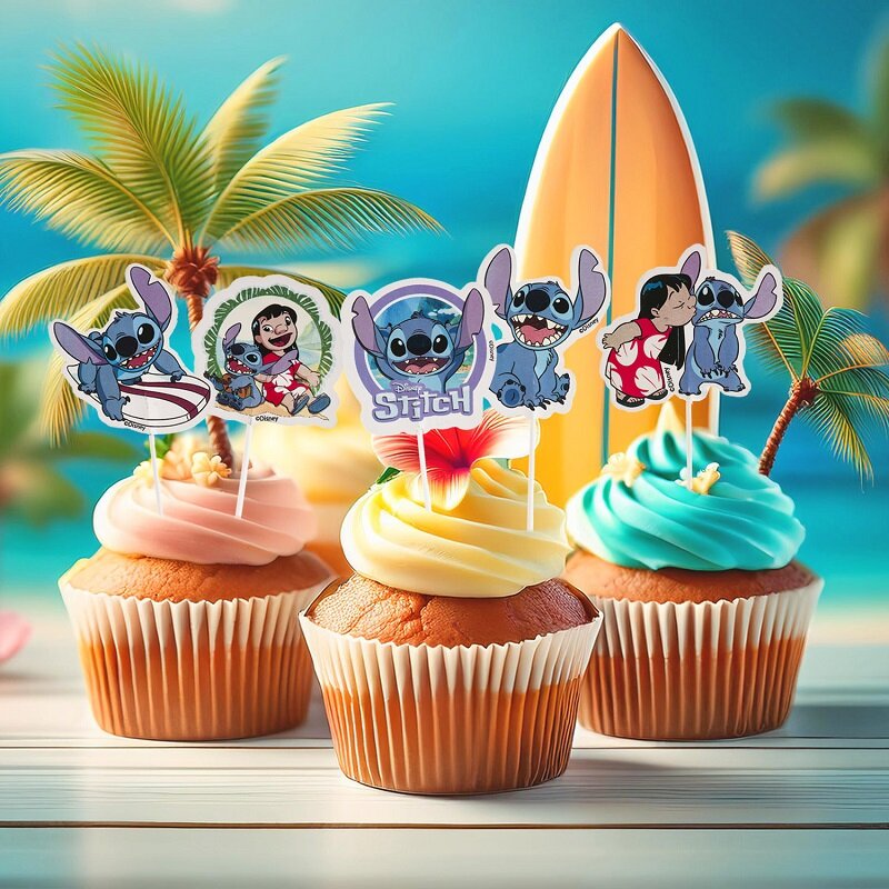 Lilo & Stitch - Cake Toppers 16 stk.