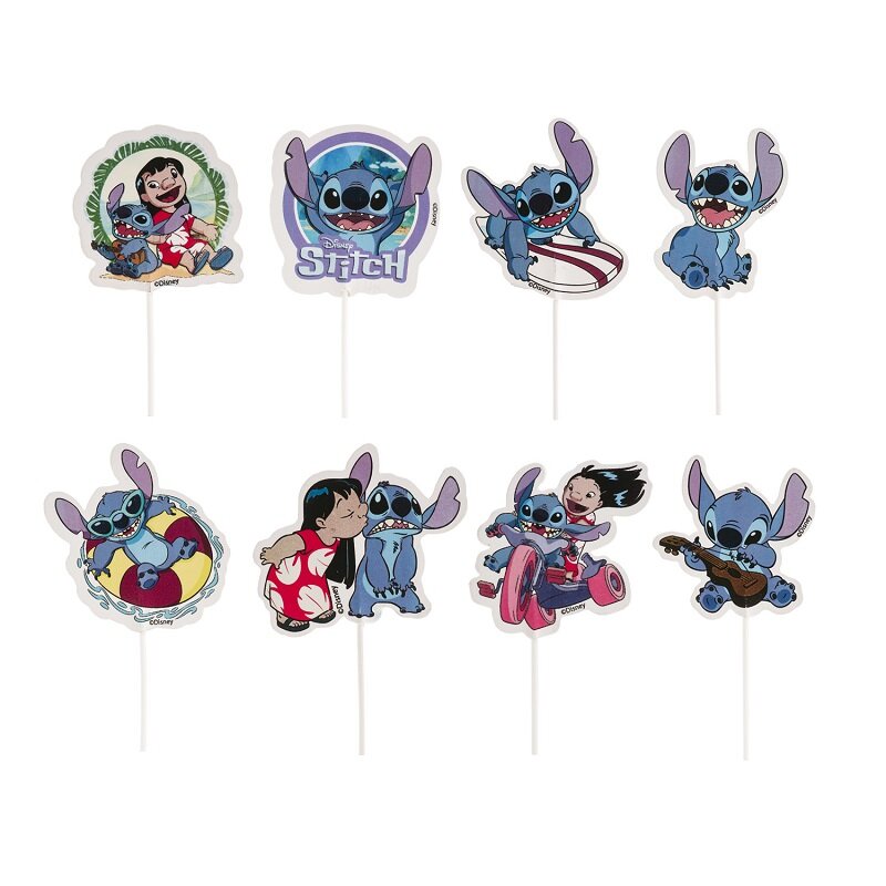 Lilo & Stitch - Cake Toppers 16 stk.