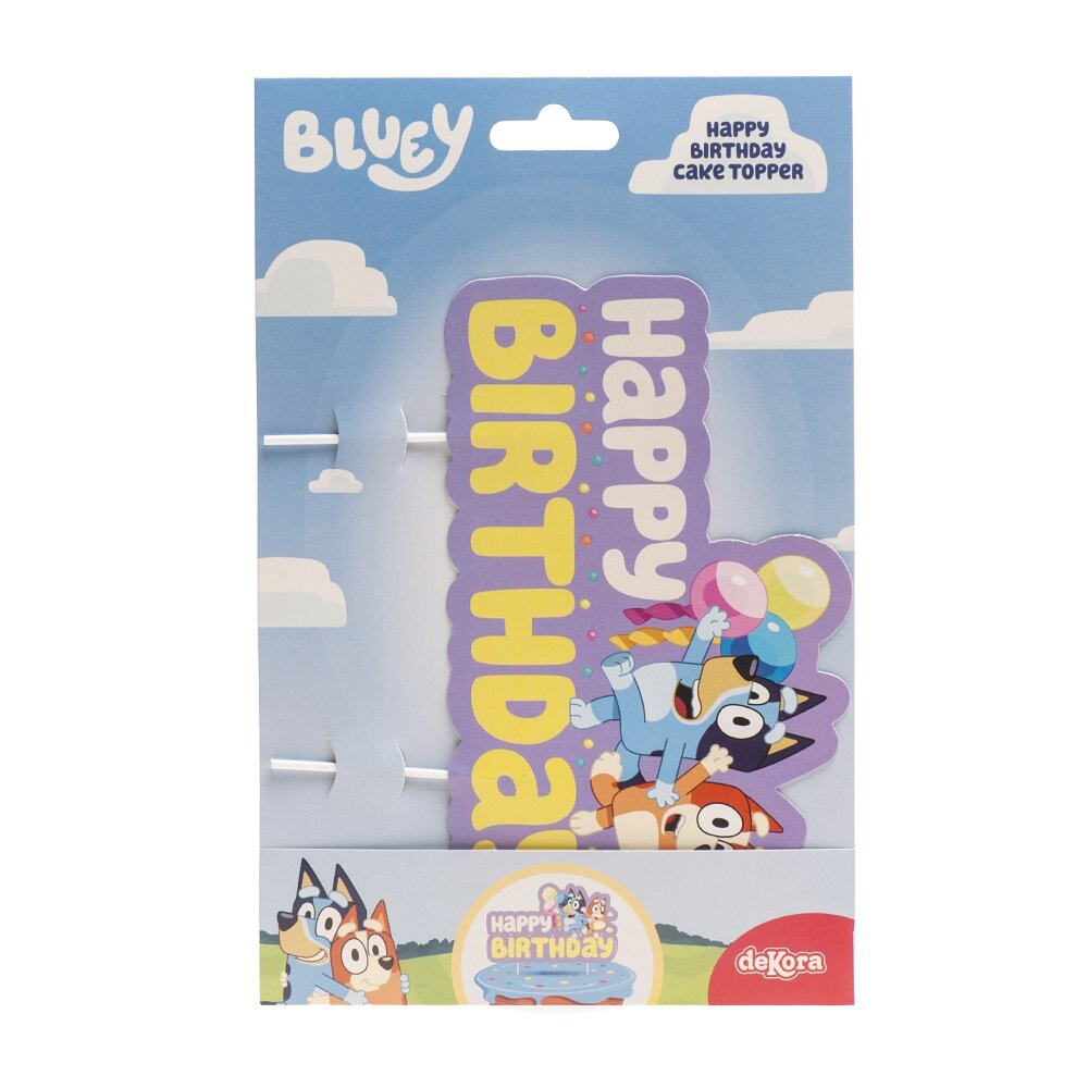Bluey Caketopper Happy Birthday