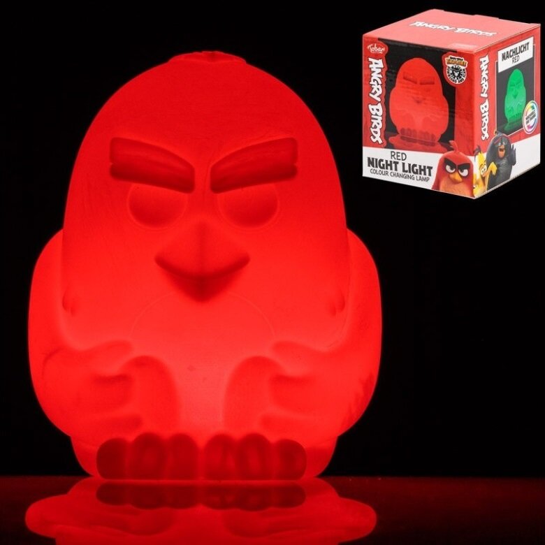 Angry Birds Red - Fargeskiftende Nattlampe