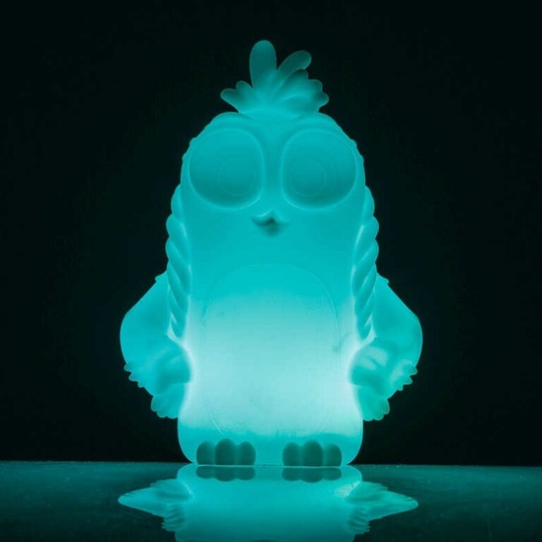 Angry Birds Silver - Fargeskiftende Nattlampe
