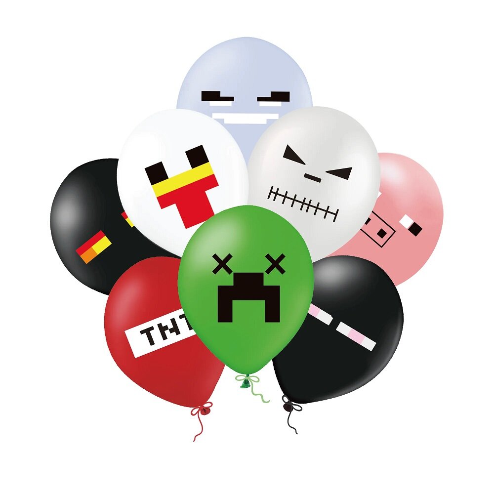 Ballonger Pixel 8 stk.