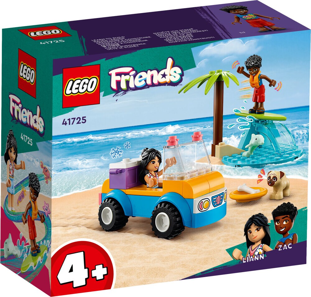 LEGO Friends - Strandmoro med buggy 4+