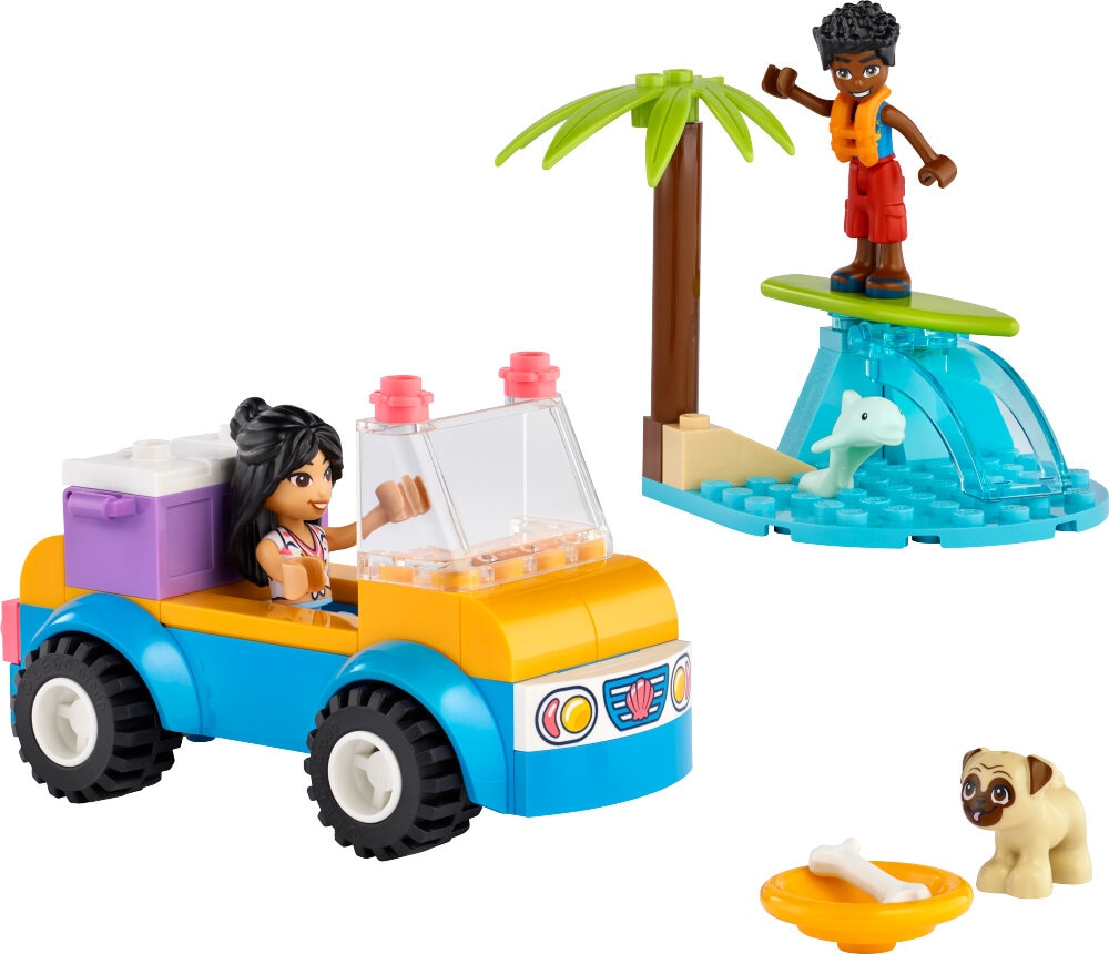 LEGO Friends - Strandmoro med buggy 4+