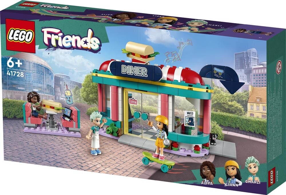 LEGO Friends - Diner i sentrum av Heartlake 6+