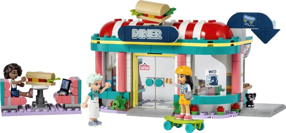 LEGO Friends - Diner i sentrum av Heartlake 6+