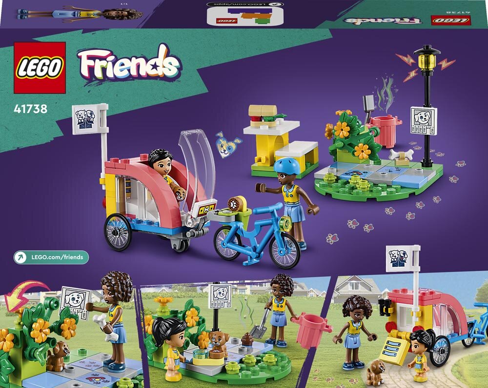 LEGO Friends - Redningssykkel for hunder 6+