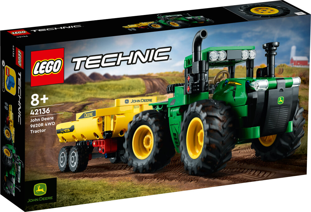 LEGO Technic - John Deere 9620R-traktor med firehjulstrekk 8+