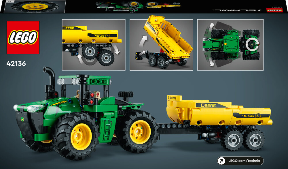 LEGO Technic - John Deere 9620R-traktor med firehjulstrekk 8+