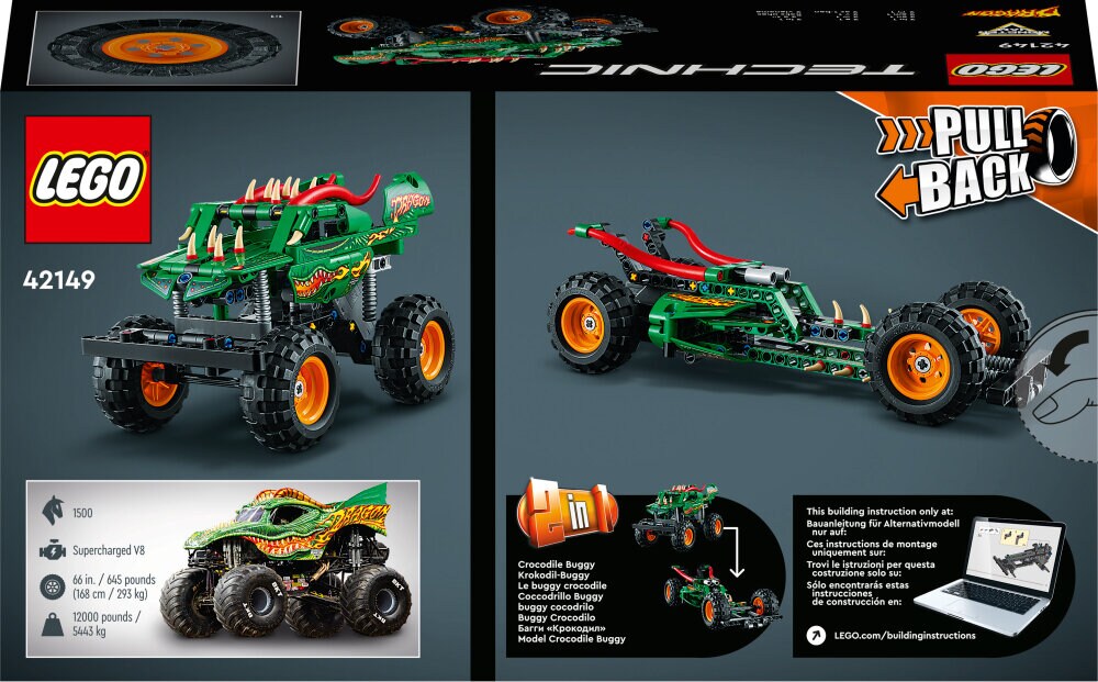 LEGO Technic - Monster Jam Dragon 7+