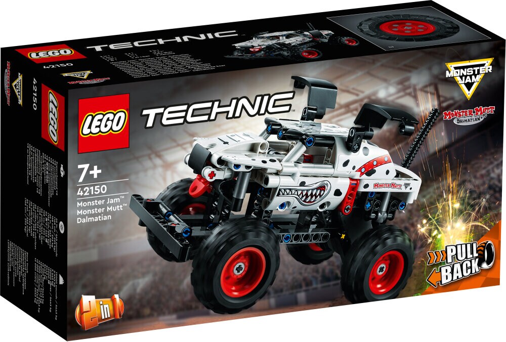 LEGO Technic - Dalmatinermønstret Monster Jam Monster Mutt 7+