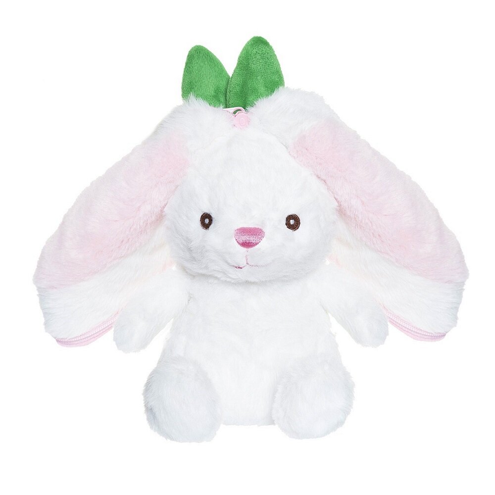 Kosedyr - Kanin i Jordbær med Glidelås 37 cm