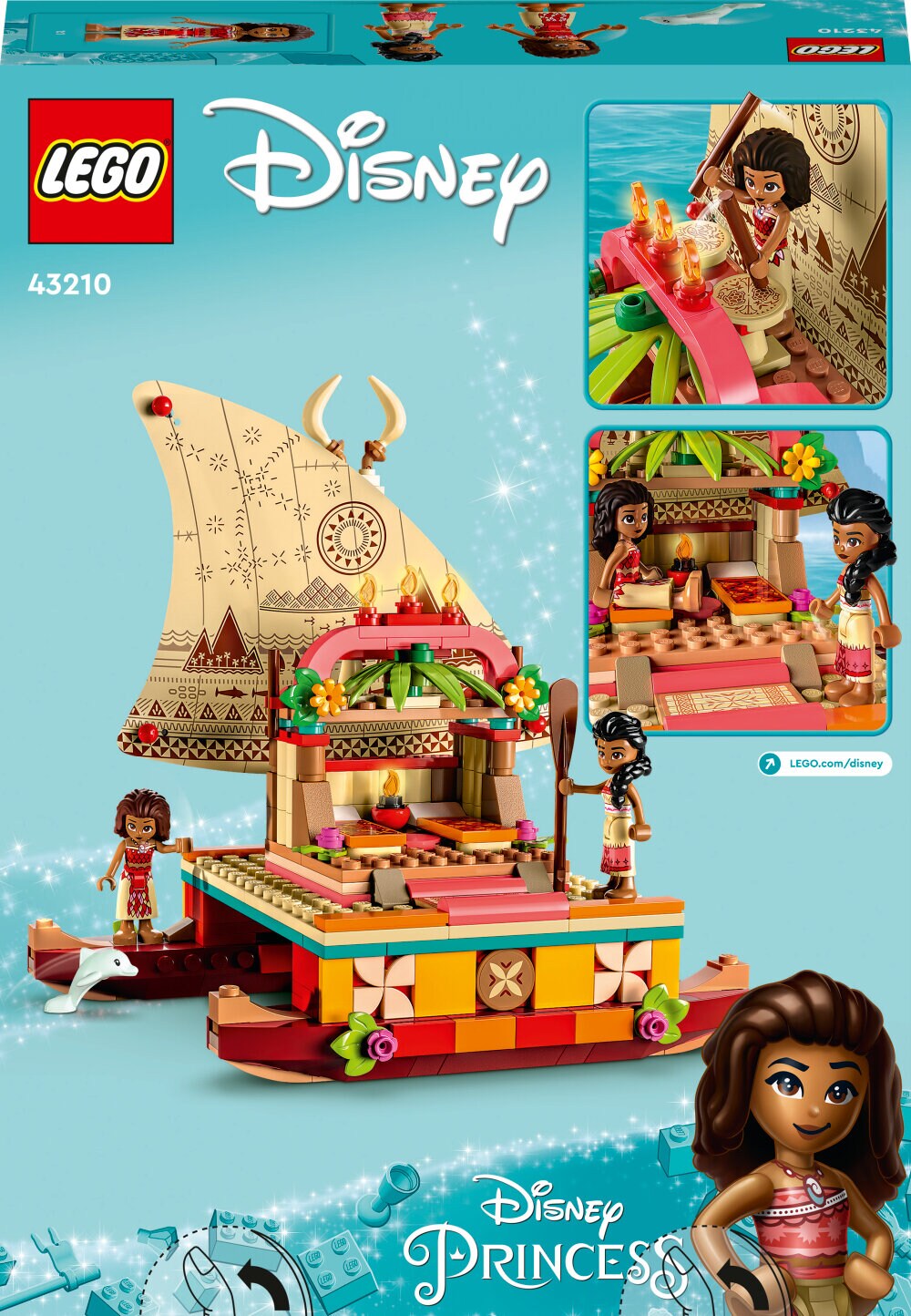 LEGO Disney - Vaianas navigeringsbåt 6+