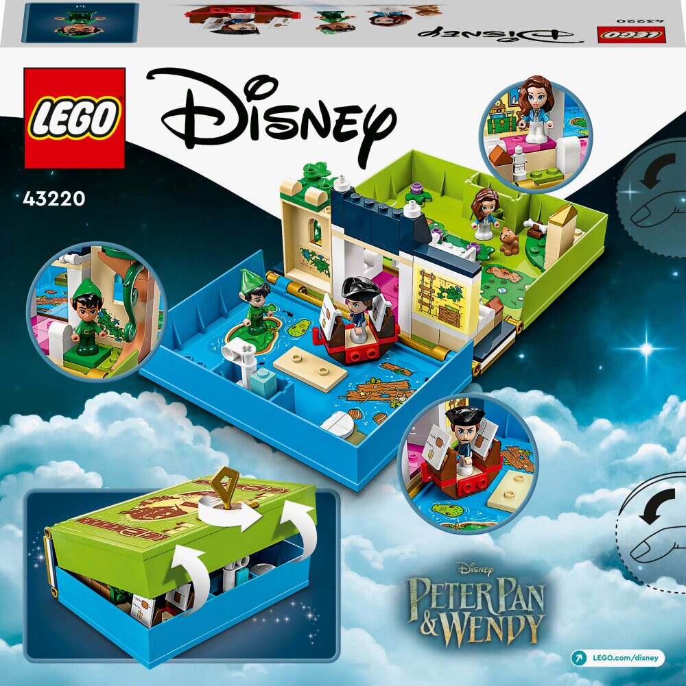 LEGO Disney - Peter Pan og Wendys eventyrbok 5+