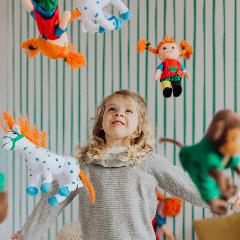Pippi Langstrømpe - Pippi Kosedyr 30 cm