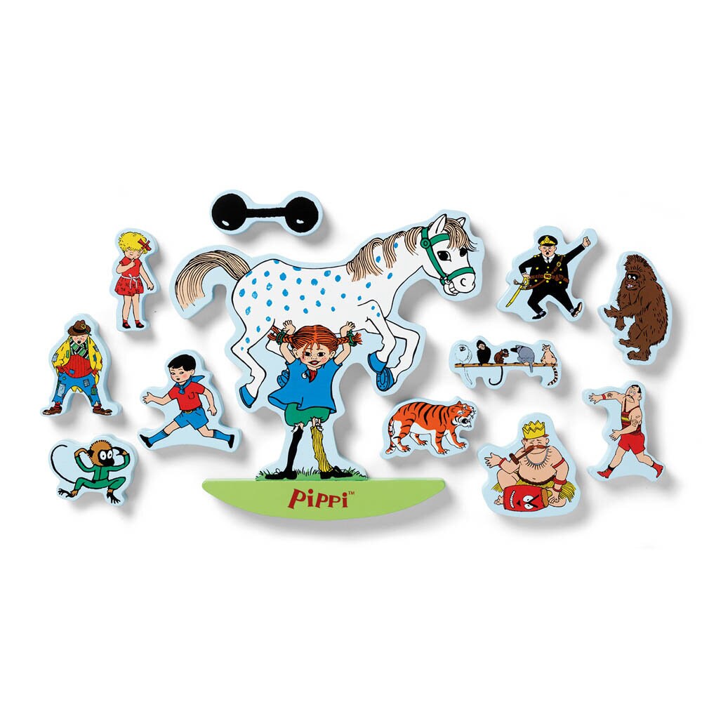 Pippi Langstrømpe - Balanseleke 12 deler