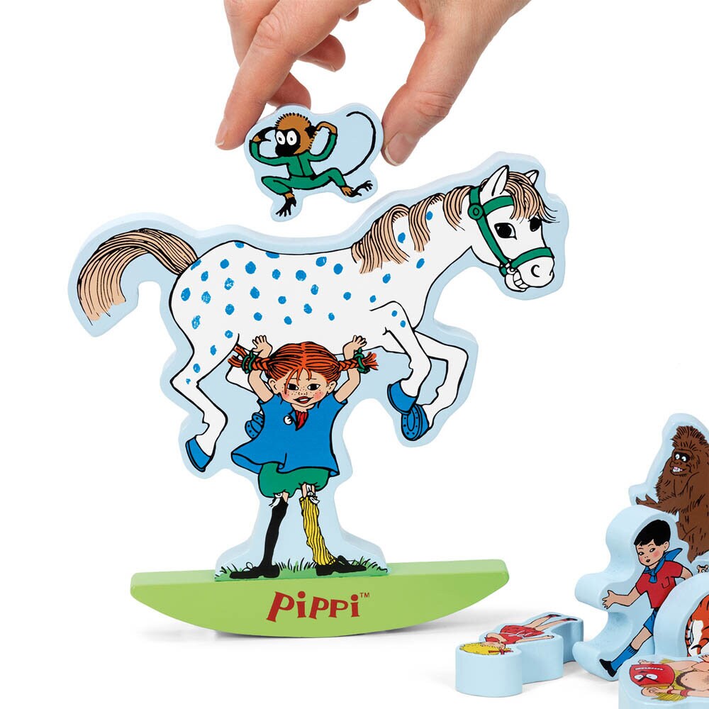 Pippi Langstrømpe - Balanseleke 12 deler